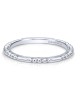 Gabriel & Co Ball and Bar Band in 14k White Gold